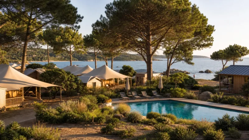 Camping bord de mer en Corse-du-Sud