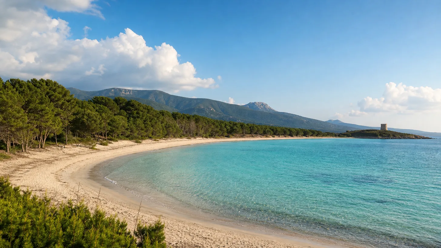 Plage de Pinarello & côte est