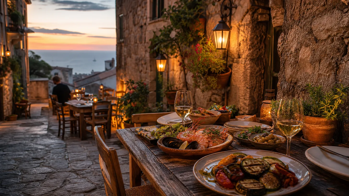 Restaurants les pieds dans l&rsquo;eau (Santa Giulia)