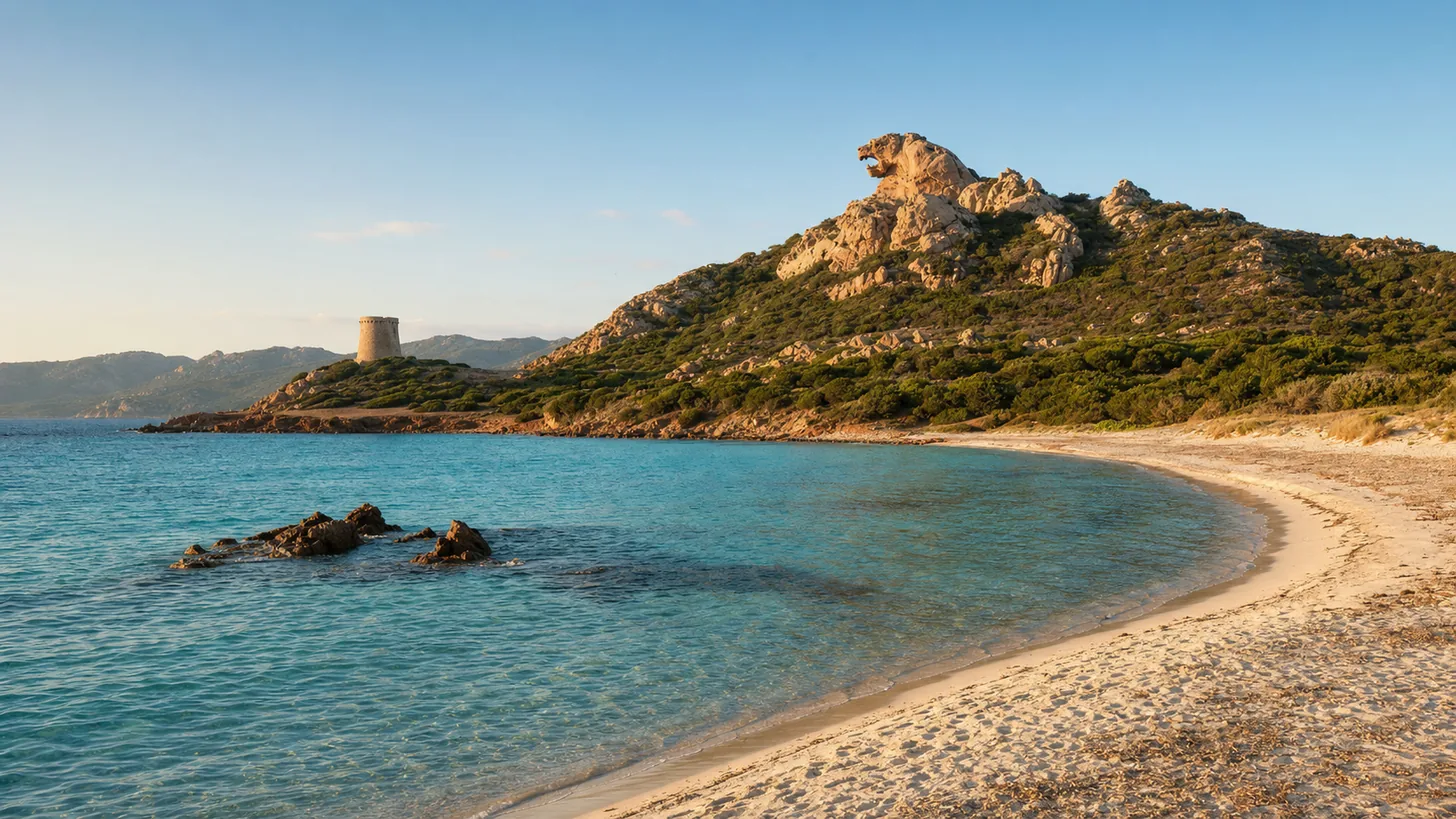 Plage de Roccapina : la carte postale