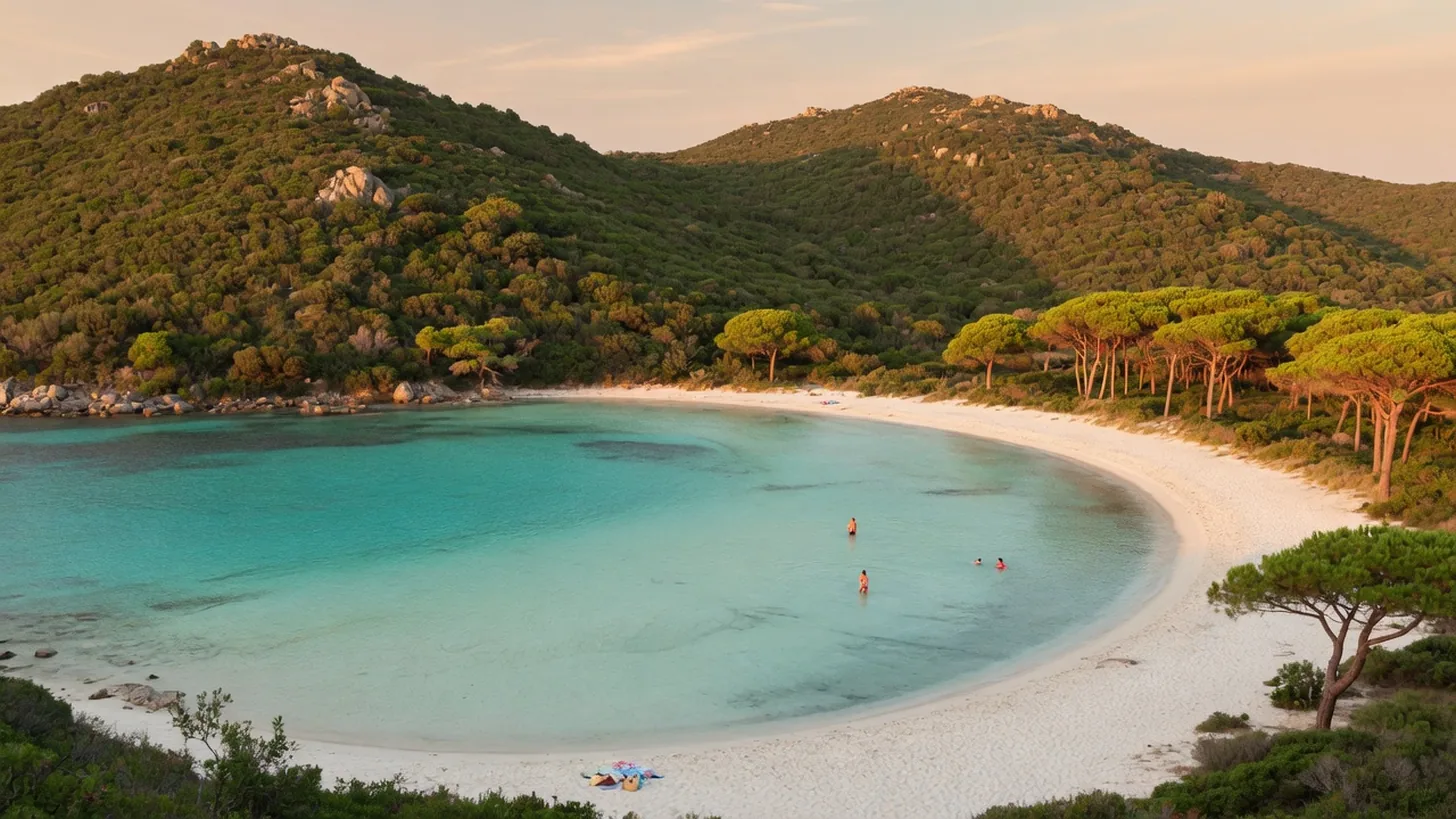 Plage de Santa Giulia : le lagon familial