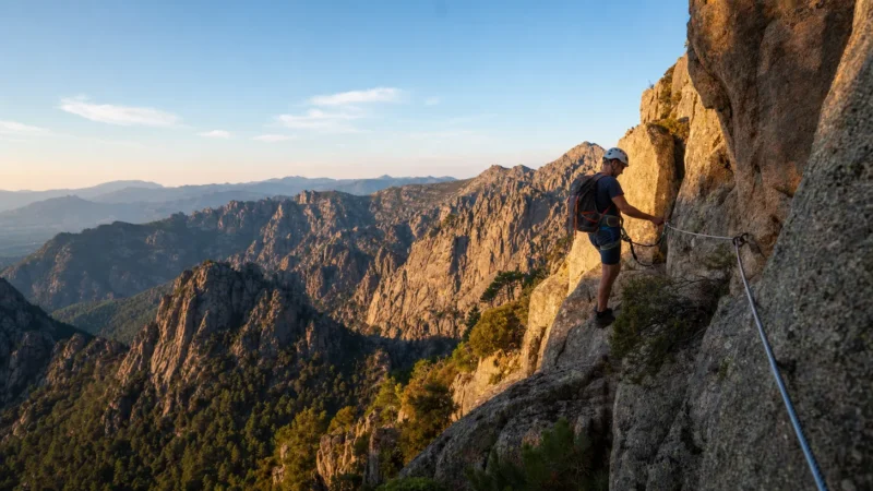 Via ferrata en Corse