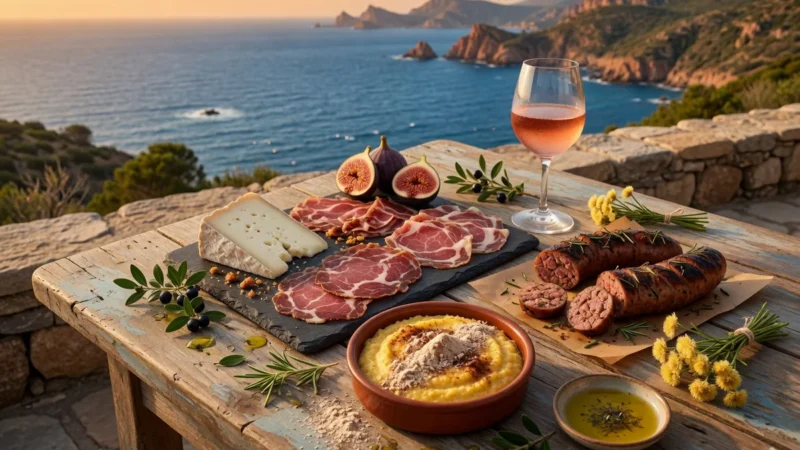 Spécialité culinaire corse, que goûter en priorité entre maquis et littoral ?