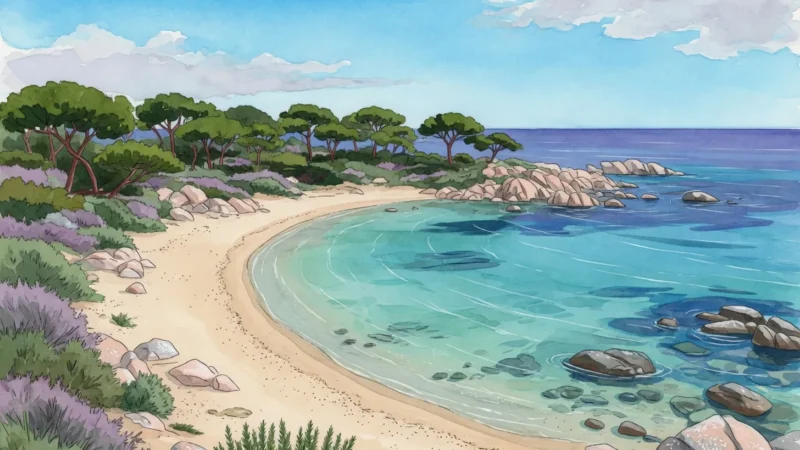 Plage de Cupabia : accès, parking et visite à Serra-di-Ferro