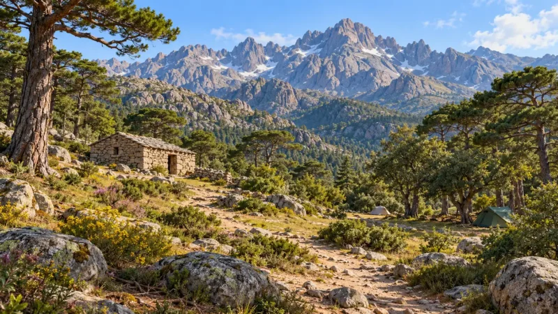 Bergerie de Ballone sur le GR20 : accès et nuitée