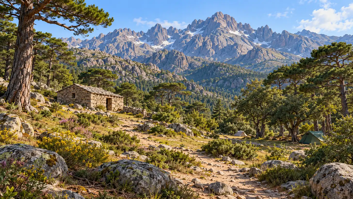 Bergerie de Ballone sur le GR20 : accès et nuitée