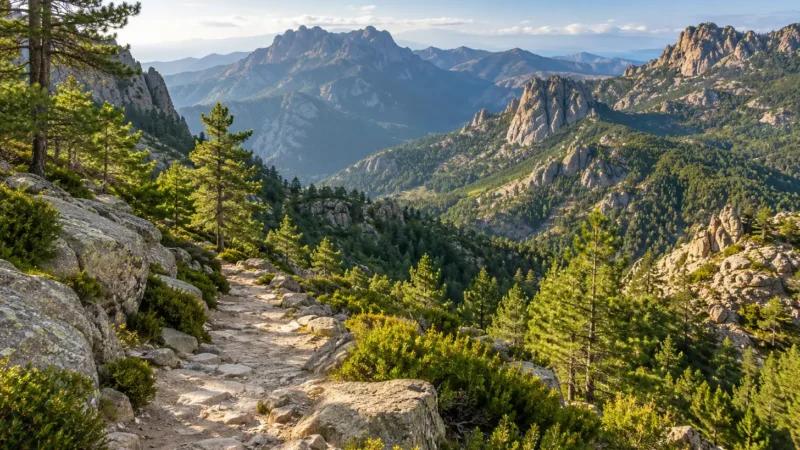 Col de Verde et GR20 : étape, accès et hébergement